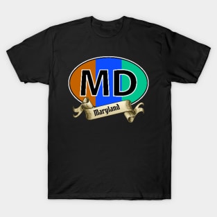 MARYLAND BANNER DESIGN T-Shirt